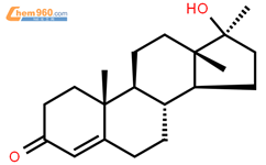 甲睾酮结构式图片|58-18-4结构式图片