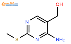 2-甲硫基-4-氨基嘧啶-5-甲醇结构式图片|588-36-3结构式图片