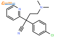氯苯那敏EP杂质 D结构式图片|65676-21-3结构式图片
