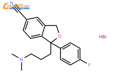 氢溴酸西酞普兰结构式图片|59729-32-7结构式图片