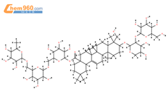 红毛七皂苷F结构式图片|60451-47-0结构式图片