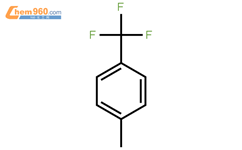 对甲基三氟甲苯结构式图片|6140-17-6结构式图片