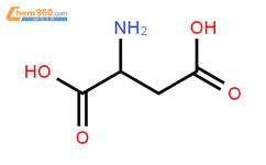 DL-天门冬氨酸结构式图片|617-45-8结构式图片