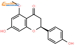 (S)-7-Hydroxy-2-(4-hydroxyphenyl)-5-methoxychroman-4-one结构式图片|61775-19-7结构式图片