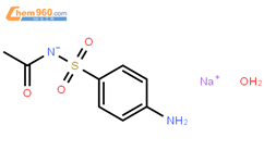 磺胺醋酰钠一水合物结构式图片|6209-17-2结构式图片
