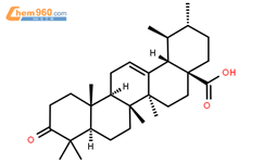 熊果酮酸結構式
