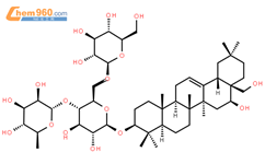 柴胡皂苷F结构式图片|62687-63-2结构式图片