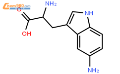 5-氨基色氨酸结构式图片|6383-69-3结构式图片