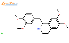 四氢罂粟碱盐酸盐结构式图片|6429-04-5结构式图片