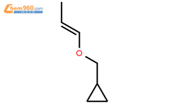 (1-丙烯基氧基)甲基环丙烷结构式图片|64340-98-3结构式图片