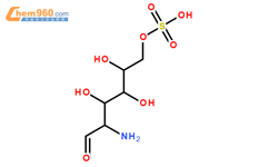 硫酸氨基葡萄糖结构式图片|29031-19-4结构式图片