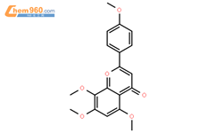 6-去甲氧基桔皮素结构式图片|6601-66-7结构式图片