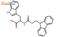 Fmoc-L-色氨酸结构式图片|35737-15-6结构式图片