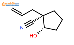 (1r,2s)-(9ci)-2-羟基-1-(2-丙烯基)-环戊烷甲腈结构式图片|682746-85