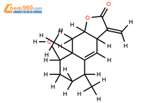 1beta-羟基土木香内酯结构式图片|68776-47-6结构式图片