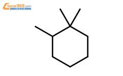 1,1,2-三甲基环己烷结构式