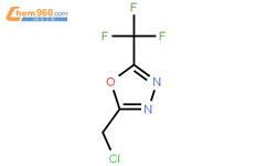 5-氯甲基-2-三氟甲基-1,3,4-二唑结构式图片|723286-98-4结构式图片
