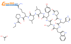 醋酸亮丙瑞林结构式图片|74381-53-6结构式图片