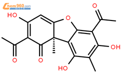 松萝酸结构式图片|7562-61-0结构式图片