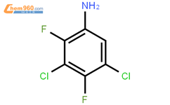2,4-二氟-3,5-二氯苯胺结构式图片|83121-15-7结构式图片