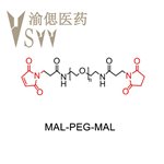 Mal-PEG-Mal；马来酰亚胺-聚乙二醇-马来酰亚胺结构式图片