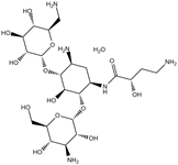 Amikacin hydrate结构式图片|1257517-67-1结构式图片