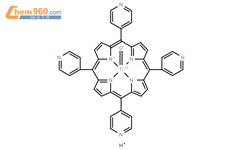 氧代[5,10,15,20-四(4-吡啶基)卟啉]钛(iv)结构式图片|85183-87-5结构