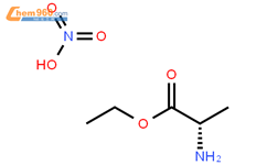 L-丙氨酸乙酯 硝酸鹽結構式