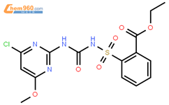 氯嘧黄隆结构式图片|90982-32-4结构式图片