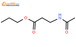 N-乙酰-β-丙氨酸丙酯结构式图片|914306-26-6结构式图片