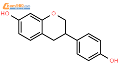 3-(4-Hydroxyphenyl)chroman-7-ol结构式图片|94105-90-5结构式图片