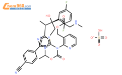 艾沙康唑硫酸盐结构式图片|946075-13-4结构式图片