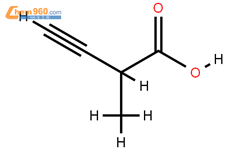 2-甲基-3-丁炔酸结构式图片|98021-58-0结构式图片