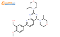 [5-[2,4-二((3S)-3-甲基吗啉-4-基)吡啶并[2,3-D]嘧啶-7-基]-2-甲氧基苯基]甲醇结构式图片|1009298-09-2结构式图片