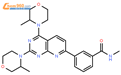 3-[2,4-双((3S)-3-甲基吗啉-4-基)吡啶并[5,6-e]嘧啶-7-基]-N-甲基苯甲酰胺结构式图片|1009298-59-2结构式图片