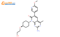 2-氨基-8-[反式-4-(2-羟基乙氧基)环己基]-6-(6-甲氧基-3-吡啶基)-4-甲基吡啶并[2,3-D]嘧啶-7(8H)-酮结构式图片|1013101-36-4结构式图片