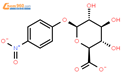 4-硝基苯-Β-D-葡萄糖苷酸结构式图片|10344-94-2结构式图片