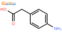 对氨基苯乙酸结构式图片|1197-55-3结构式图片