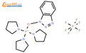 1H-苯并三唑-1-基氧三吡咯烷基六氟磷酸盐结构式图片|128625-52-5结构式图片