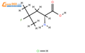 (R)-2-AMINO-4-FLUORO-4-METHYLPENTANOIC ACID HCL(CAS:1447616-15-0)結構式圖片