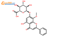 汉黄芩苷结构式图片|51059-44-0结构式图片