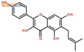 甘草黄酮醇结构式图片|60197-60-6结构式图片
