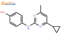 4-[(4-环丙基-6-甲基-2-嘧啶基)氨基]苯酚