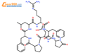 FMRF-relatedpeptide,Pyr-DPFLRFM-NH2结构式图片|98495-35-3结构式图片