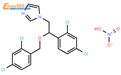 硝酸咪康唑结构式图片|22832-87-7结构式图片