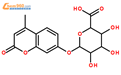 4-甲基-7-氧香豆素-β-D-葡萄糖苷酸结构式图片|6160-80-1结构式图片