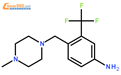 3-三氟甲基-4-[(4-甲基哌嗪-1-基)甲基]苯胺结构式图片|694499-26-8结构式图片