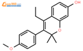 4-ethyl-3-(4-methoxyphenyl)-2,2-dimethylchromen-7-ol