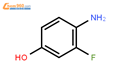 4-氨基-3-氟苯酚 结构式图片|399-95-1结构式图片