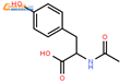  N-乙酰-L-酪氨酸 结构式图片|537-55-3结构式图片